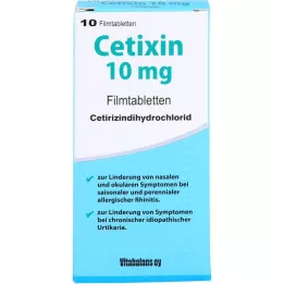 CETIXIN 10 mg film-coated tablets, 10 pcs