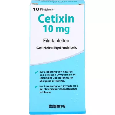 CETIXIN 10 mg film-coated tablets, 10 pcs