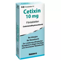 CETIXIN 10 mg film-coated tablets, 10 pcs
