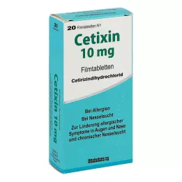 CETIXIN 10 mg film-coated tablets, 20 pcs