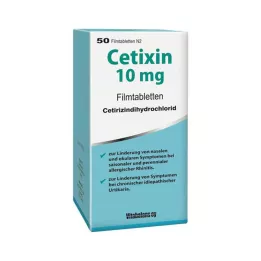 CETIXIN 10 mg film-coated tablets, 50 pcs