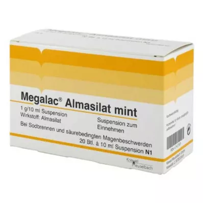 Megalac Almasilat mint suspension, 20x10 ml
