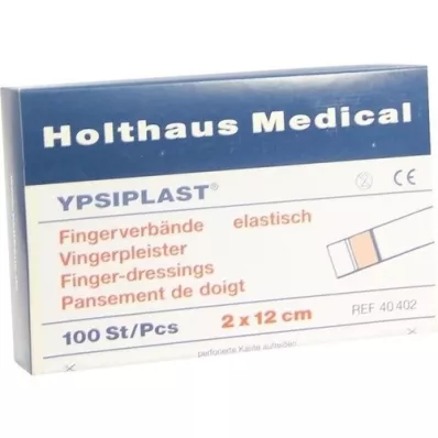 FINGERVERBAND Ypsiplast 2x12 cm elastic skin, 100 pcs