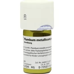 PLUMBUM METALLICUM praep. D 6 trituration, 20 g