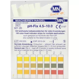 PH-FIX Indicator strips pH 4.5-10, 100 pcs