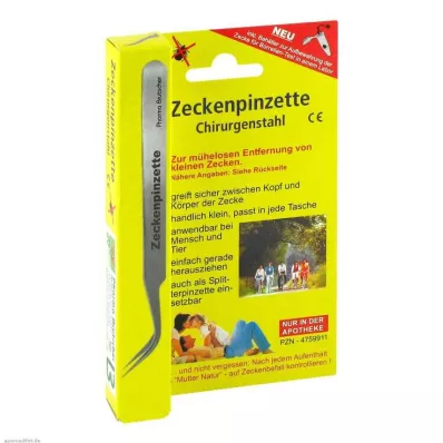 ZECKENPINZETTE Surgical steel, 1 pc