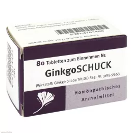 GINKGOSCHUCK Tablets, 80 pc