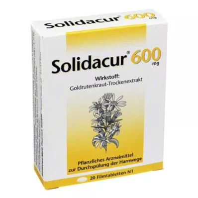 SOLIDACUR 600 mg film-coated tablets, 20 pcs SOLIDACUR 600 mg film-coated tablets, 20 pcs