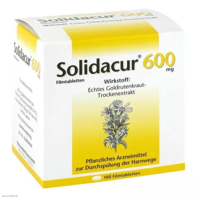 SOLIDACUR 600 mg film-coated tablets, 100 pcs SOLIDACUR 600 mg film-coated tablets, 100 pcs