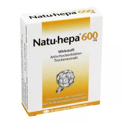 Natu Hepa 600 mg coated tablets, 20 pcs Natu Hepa 600 mg coated tablets, 20 pcs