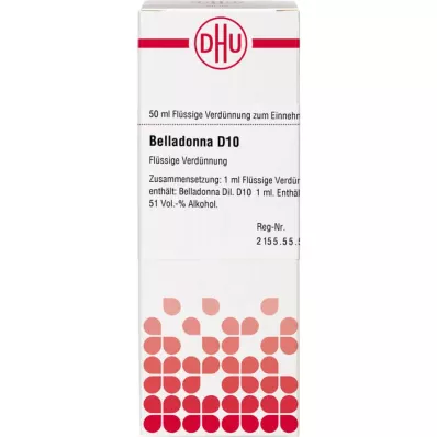 BELLADONNA D 10 dilution, 50 ml