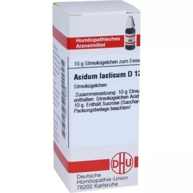 ACIDUM LACTICUM D 12 globules, 10 g