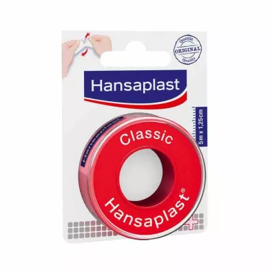 HANSAPLAST Classic fixation plaster 1.25 cm x 5 m, 1 pc HANSAPLAST Classic fixation plaster 1.25 cm x 5 m, 1 pc