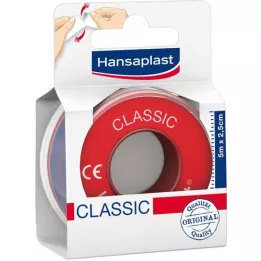 HANSAPLAST Classic fixation plaster 2.5 cm x 5 m, 1 pc
