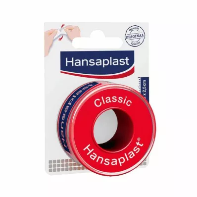 HANSAPLAST Classic fixation plaster 2.5 cm x 5 m, 1 pc