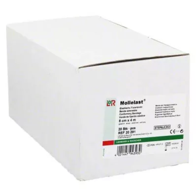 MOLLELAST Bandages 8 cmx4 m sterile single packed, 20 pcs