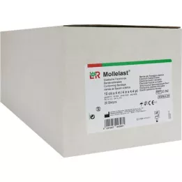 MOLLELAST Bandages 10 cmx4 m sterile single packed, 20 pcs