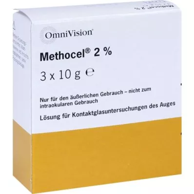 METHOCEL 2% eye drops, 3X10 g