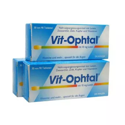VIT OPHTAL with 10 mg lutein tablets, 90 pcs