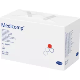 MEDICOMP Non-woven comp. non-sterile 10x20 cm 4-ply, 100 pcs