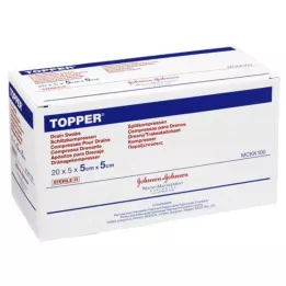 TOPPER Slit Compr.5x5 cm sterile, 20X5 pcs