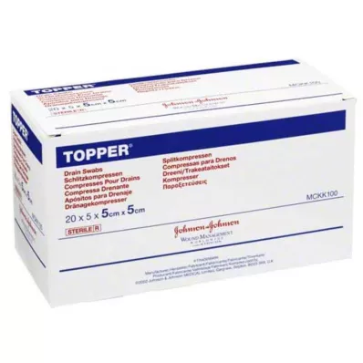 TOPPER Slit Compr.5x5 cm sterile, 20X5 pcs TOPPER Slit Compr.5x5 cm sterile, 20X5 pcs
