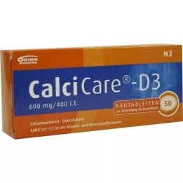 CALCICARE D3 chewable tablets, 50 pcs