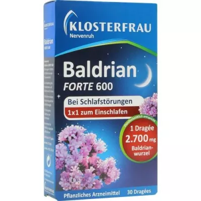 KLOSTERFRAU Baldr.forte 600 Nervenruh üb.Tabl., 30 pcs