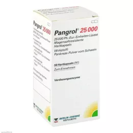 PANGROL 25.000 hard caps with enteric-coated pell, 50 pcs