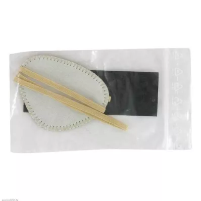 AUGENKLAPPE with elastic band, sand-coloured, 1 pc AUGENKLAPPE with elastic band, sand-coloured, 1 pc