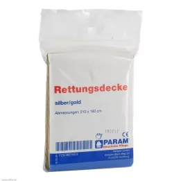 RETTUNGSDECKE gold/silver, 1 pc