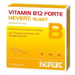 VITAMIN B12 HEVERT forte Inject Ampoules, 10X2 ml