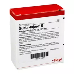 SULFUR INJEEL S Ampoules, 10 pc