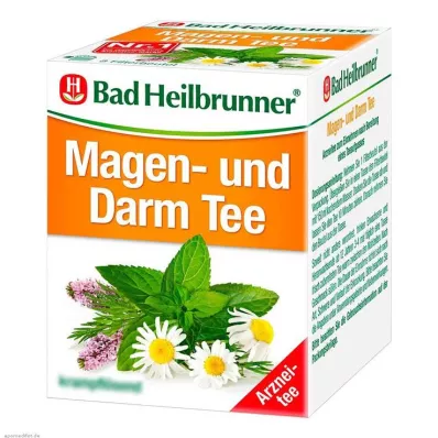 BAD HEILBRUNNER Stomach and Bowel Tea N Filter Bag, 8X1.75 g