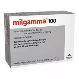 MILGAMMA 100 mg coated tablets, 60 pcs