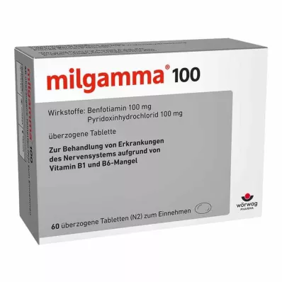 MILGAMMA 100 mg coated tablets, 60 pcs MILGAMMA 100 mg coated tablets, 60 pcs