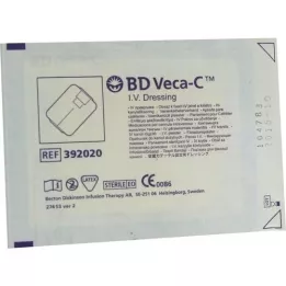 BD VECA-C Catheter fixation dressing 6x7.5 cm with window, 1 pc