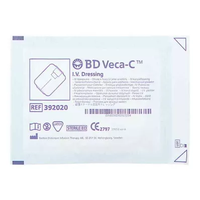 BD VECA-C Catheter fixation dressing 6x7.5 cm with window, 1 pc BD VECA-C Catheter fixation dressing 6x7.5 cm with window, 1 pc