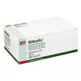 SILKAFIX Sticking plaster 2,5 cmx5 m cardboard core, 12 pcs