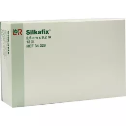 SILKAFIX Sticking plaster 2.5 cm x 9.2 m cardboard core, 12 pcs