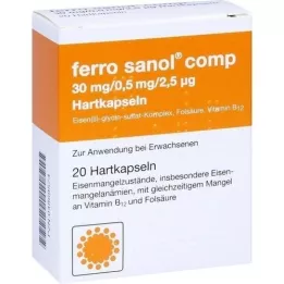 FERRO SANOL comp. Hard caps.w.msr.overz.pellets, 20 pcs
