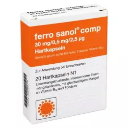 FERRO SANOL comp. Hard caps.w.msr.overz.pellets, 20 pcs