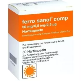 FERRO SANOL comp. Hard caps.w.msr.overz.pellets, 50 pcs