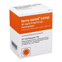 FERRO SANOL comp. Hard caps.w.msr.overz.pellets, 50 pcs