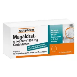 MAGALDRAT-ratiopharm 800 mg tablets, 50 pcs