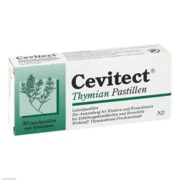 CEVITECT Thyme pastilles, 30 pcs