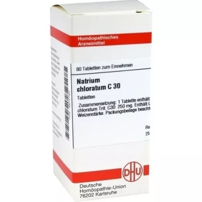 NATRIUM CHLORATUM C 30 tablets, 80 pc