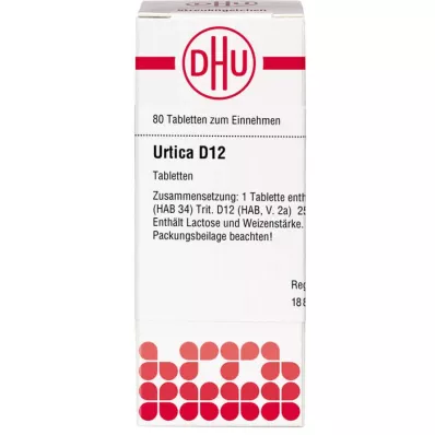 URTICA D 12 tablets, 80 pc