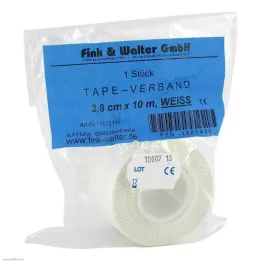 TAPE-Bandage 3.8 cmx10 m white, 1 pc