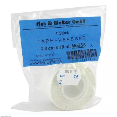 TAPE-Bandage 3.8 cmx10 m white, 1 pc TAPE-Bandage 3.8 cmx10 m white, 1 pc